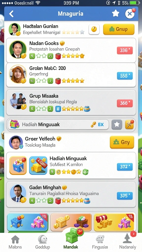 9939 - Fitur multiplayer yang memungkinkan bermain bersama teman.