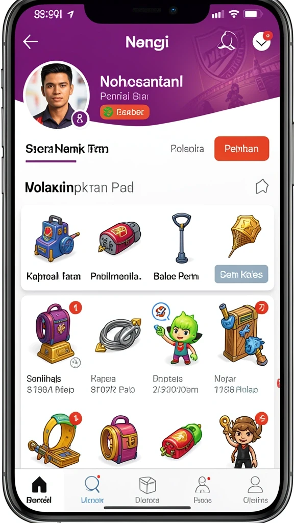 cuangila - Antarmuka pengguna yang mudah dinavigasi.