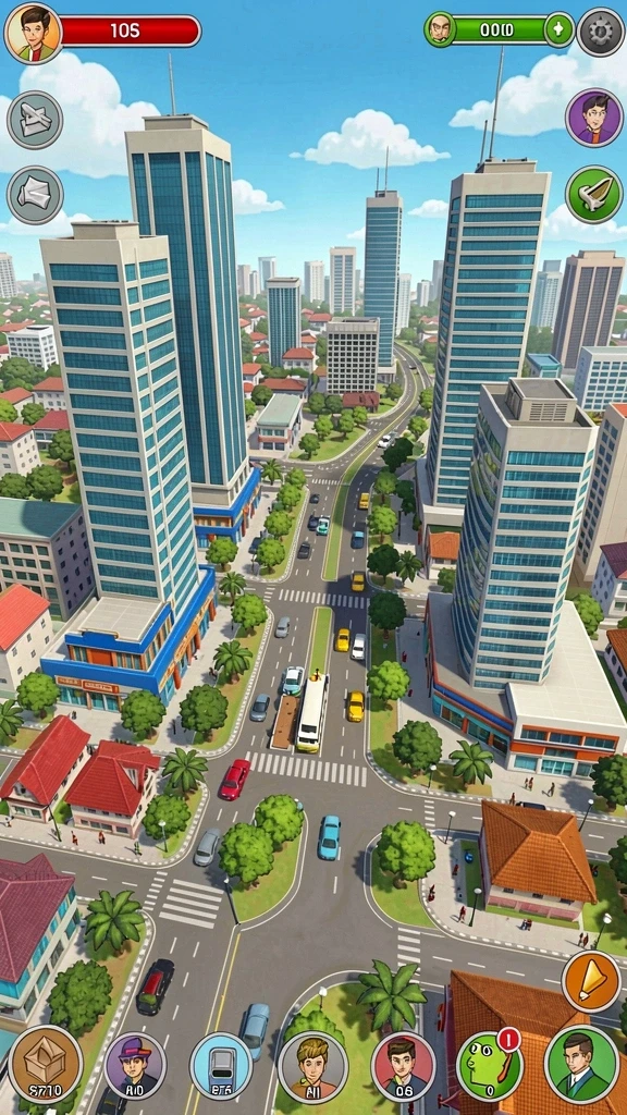dora77 - Tangkapan layar memperlihatkan karakter-karakter unik dalam game.