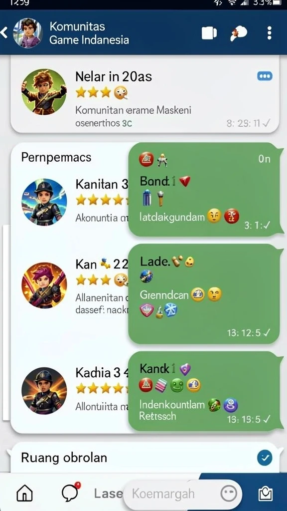 gila138 - Tampilan antarmuka yang ramah pengguna.