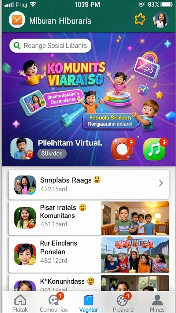 joyputar - Screenshot menunjukkan layar utama dengan berbagai pilihan permainan slot.